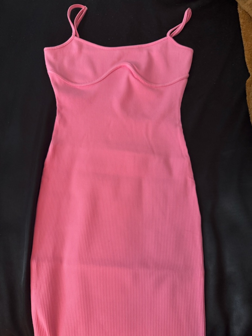 Fashion Nova Ribbed Pink Top
